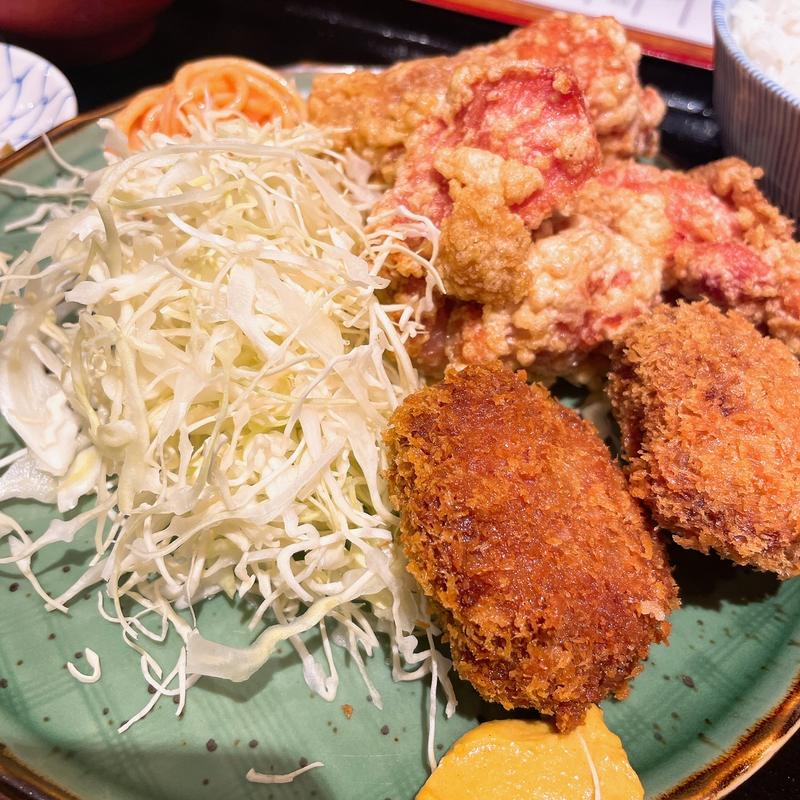 メンチカツ&鳥から定食(みさち屋 )