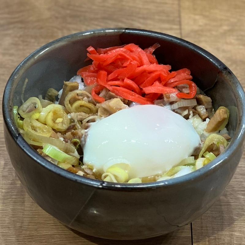 ミニチャーシュー丼(北海道らーめん奥原流 久楽 セレオ国分寺店)