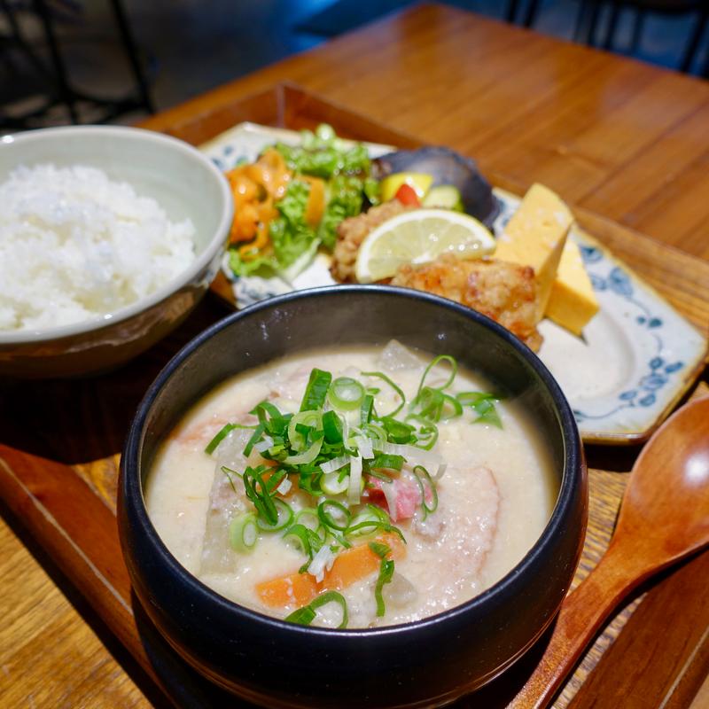 自家製かす汁ランチ(KITCHEN まるしん)