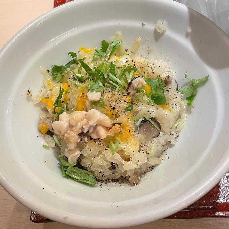 寒鱈の炊き込みご飯(麦と麺助 新梅田中津店)