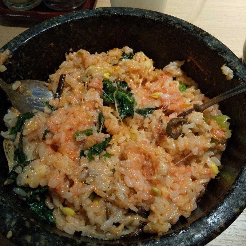 石焼チーズ明太子ビビンバ(ホルモン焼 幸永 新宿東口店)