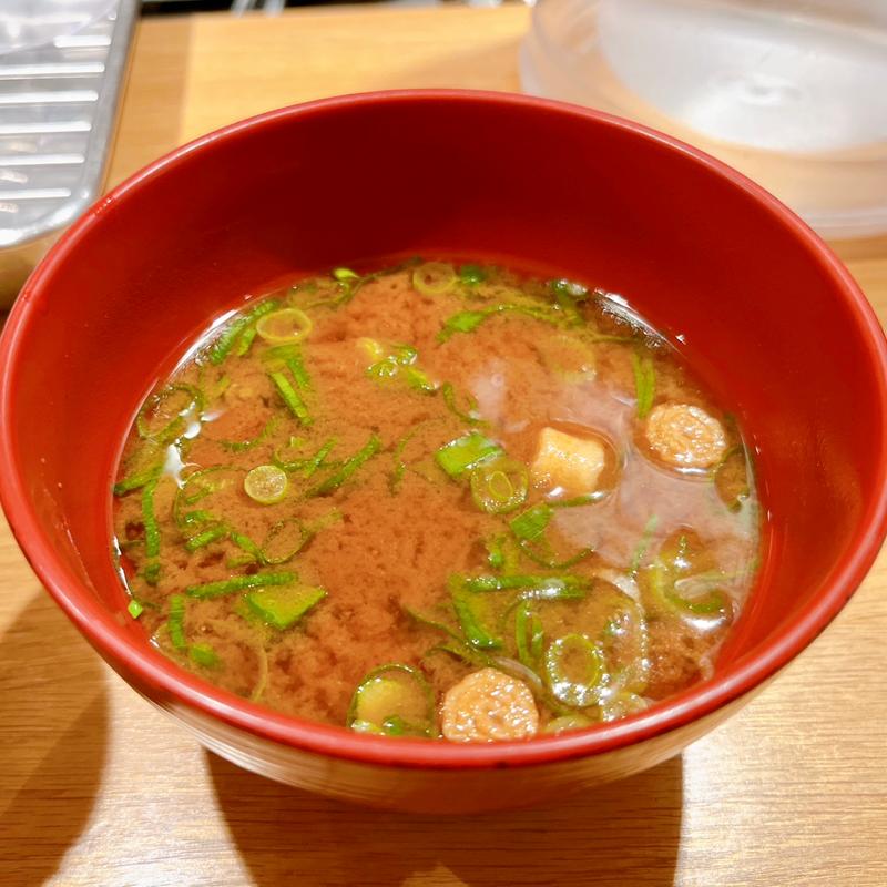 赤だし(天麩羅 えびのや 八重洲地下街店)