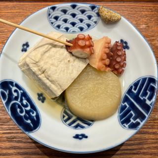 だいこん・タコ・白山堅豆腐(かなえきのちくわ)