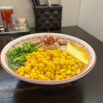 味噌バターコーンラーメン(博多とんこつ 豚の足跡)