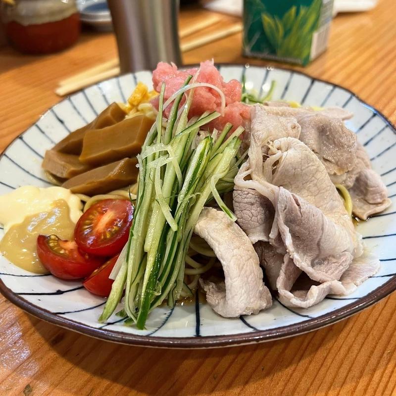 ねぎとろ冷やし中華(淳ちゃん寿司)