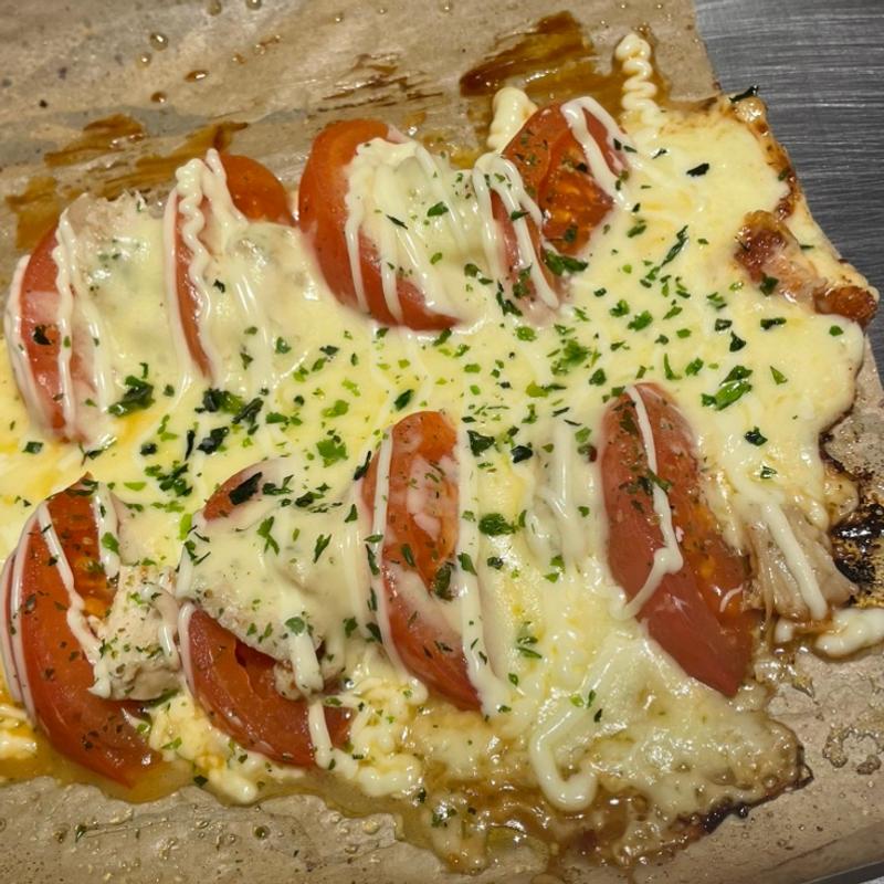 トマトチーズ焼(かしわ 渋谷ヒカリエ店)