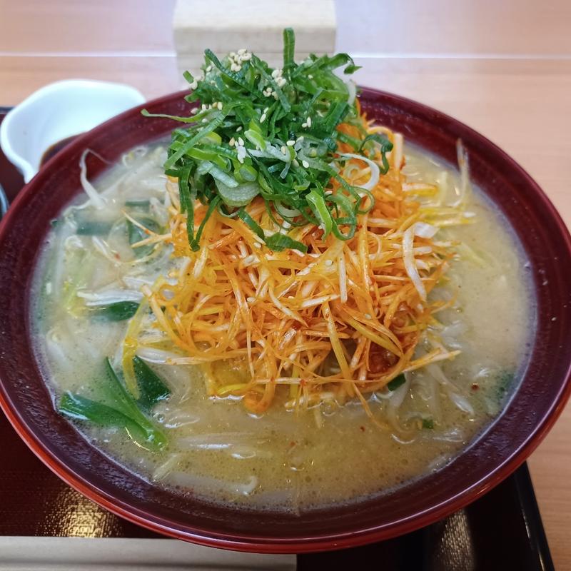 旨辛ネギ味噌らーめん(大江戸温泉物語 仙台コロナの湯)