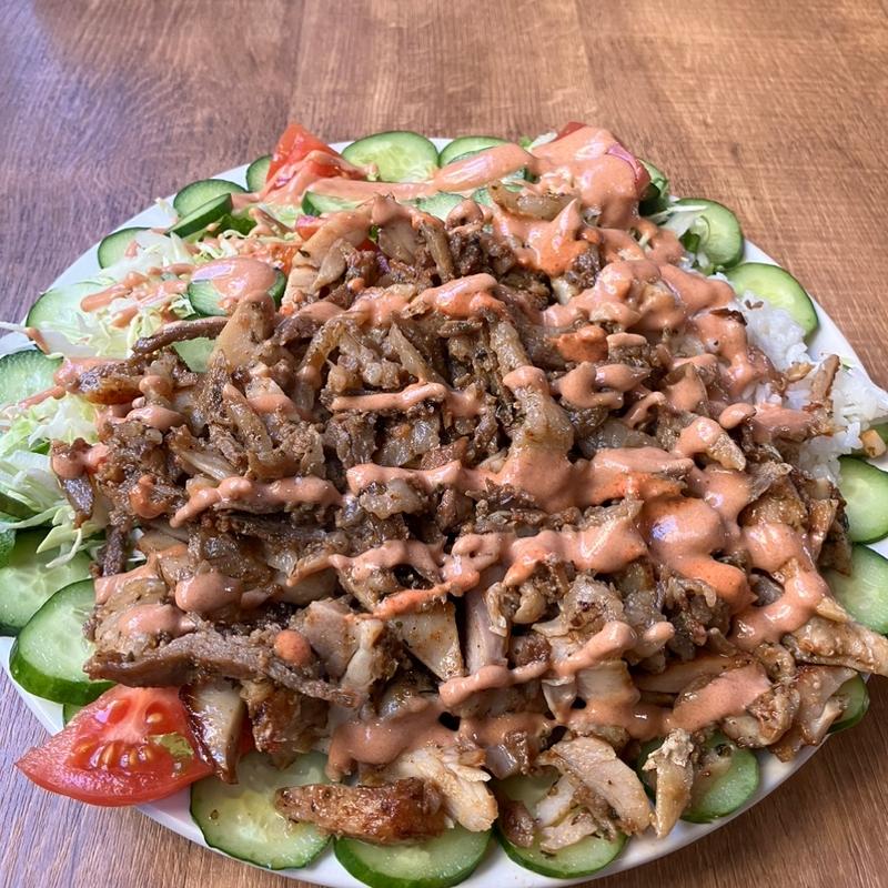 Kebab plate（Mix kebab、Large）(チャンピオンケバブ champion kebab 練馬)