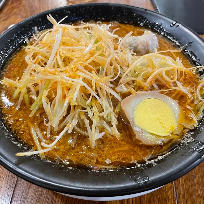 ネギ味噌ワンタンメン(広州市場 五反田店)