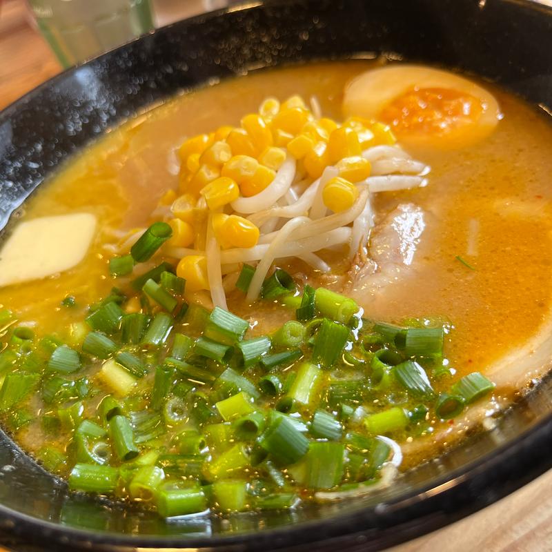 コーンバター味噌ラーメン(三徳ラーメン 駅前店)