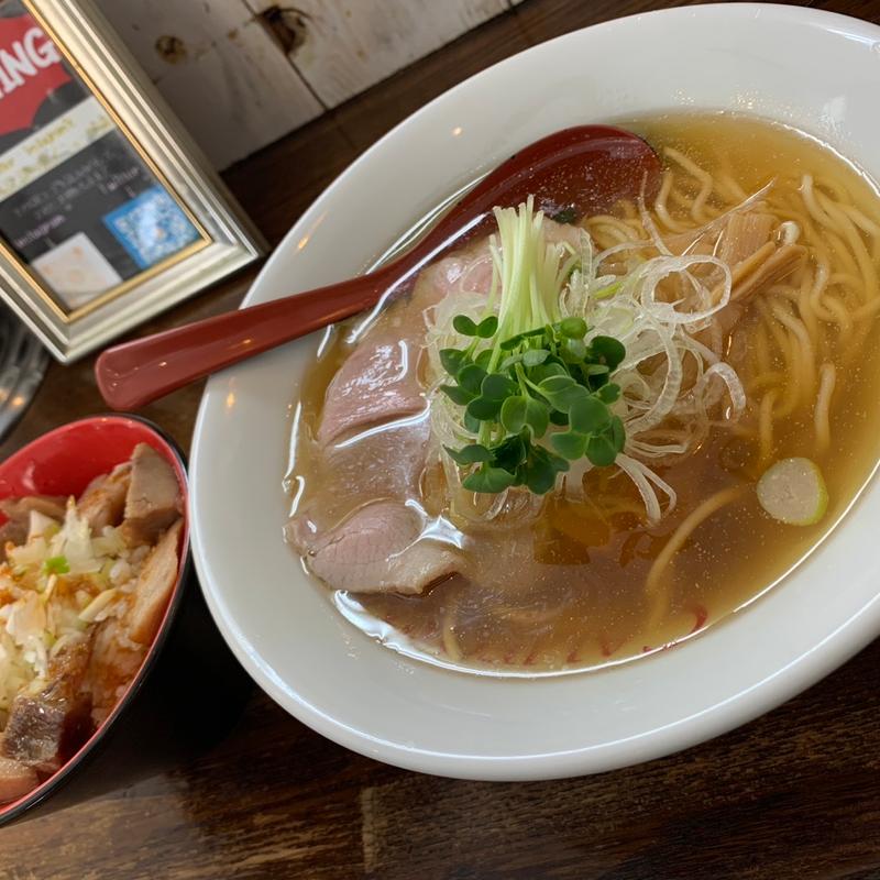 油淋だれチャーシュー丼(中華そば　カリフォルニア)