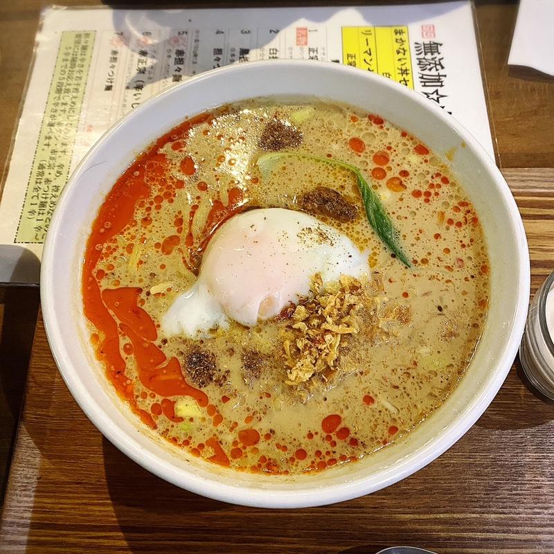 ミルク坦々麺スイーツセット(アスリート餃子Yi-CHANG)