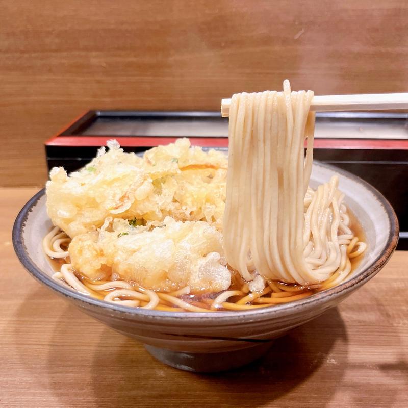 天ぷらそば(そば処 かめや 神田東口店)