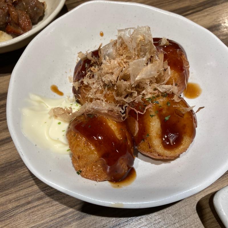 揚げたこ焼き(白水食堂)