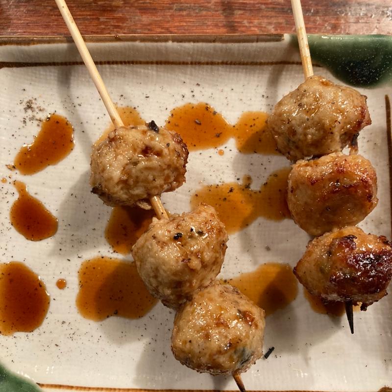 つくね(炭火焼鳥専門店まさ板宿本店)