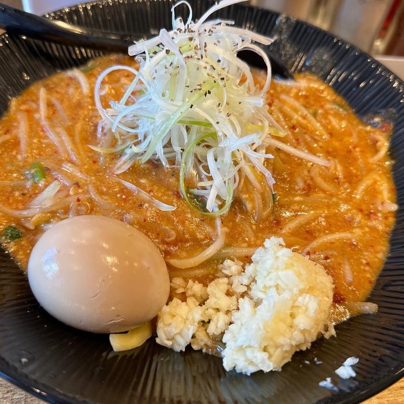 辛味噌ラーメン 味玉トッピング(大塚屋)
