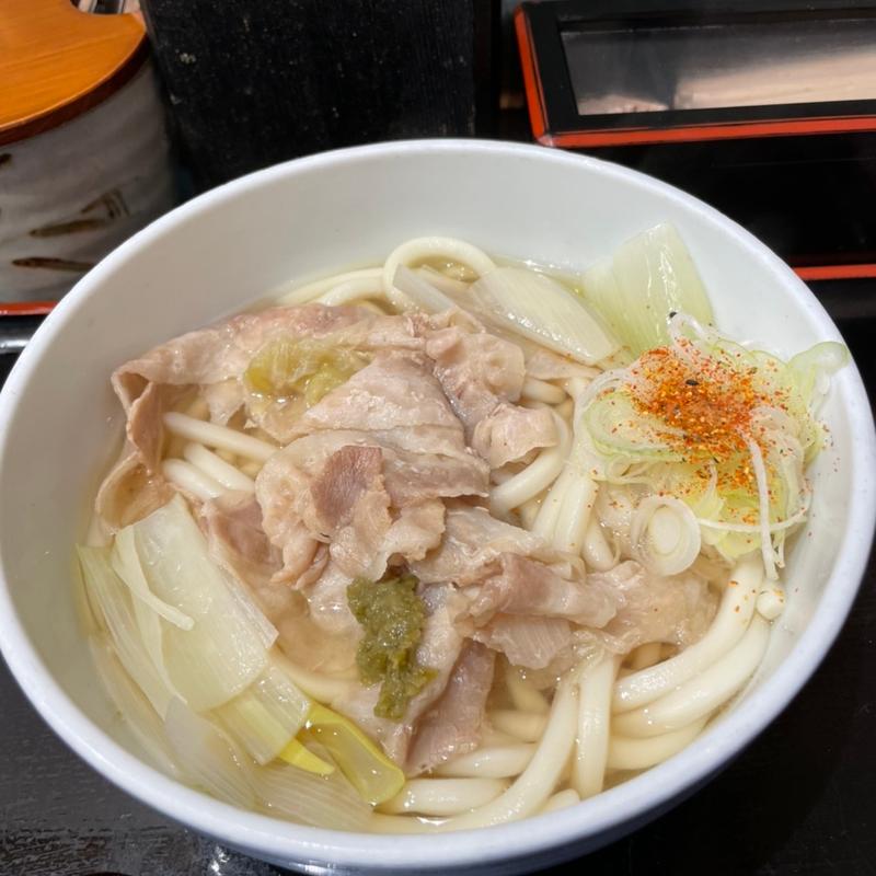 香味豚うどん(小諸そば 三越前店)