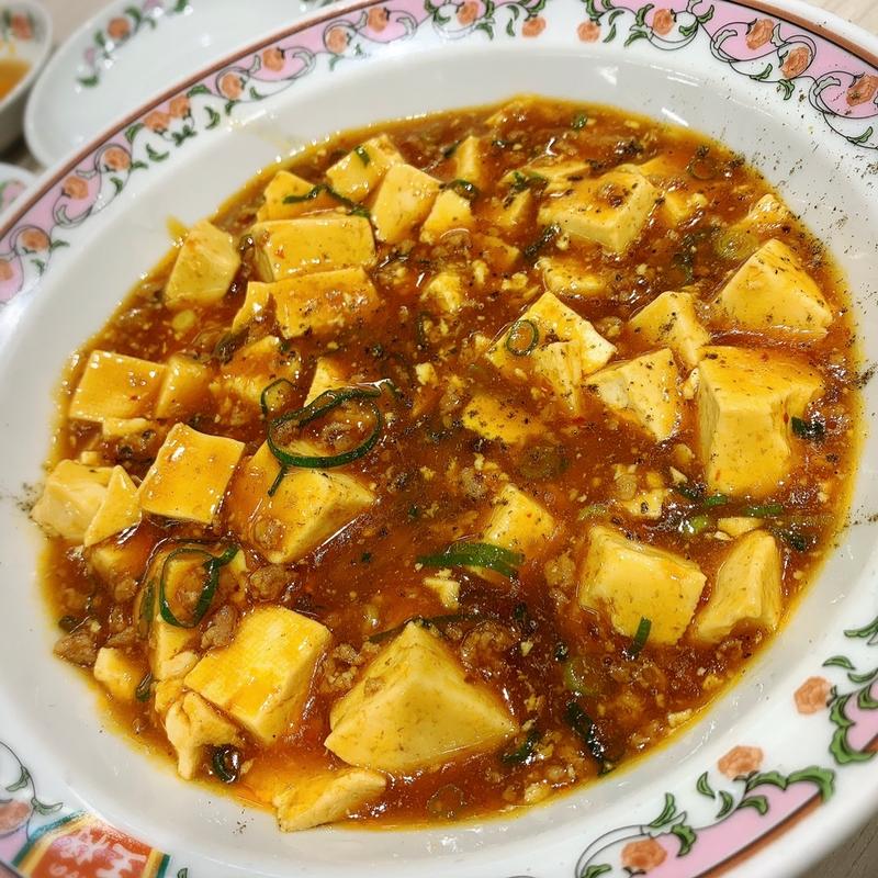 麻婆豆腐(餃子の王将 二又瀬店)