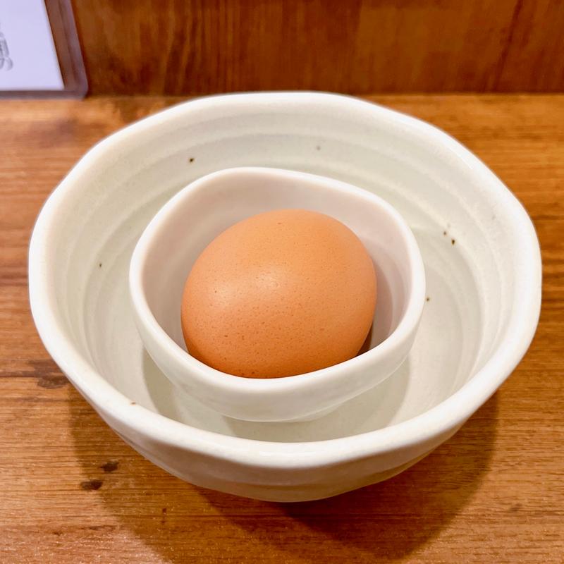 生卵(徳島ラーメンはるま)