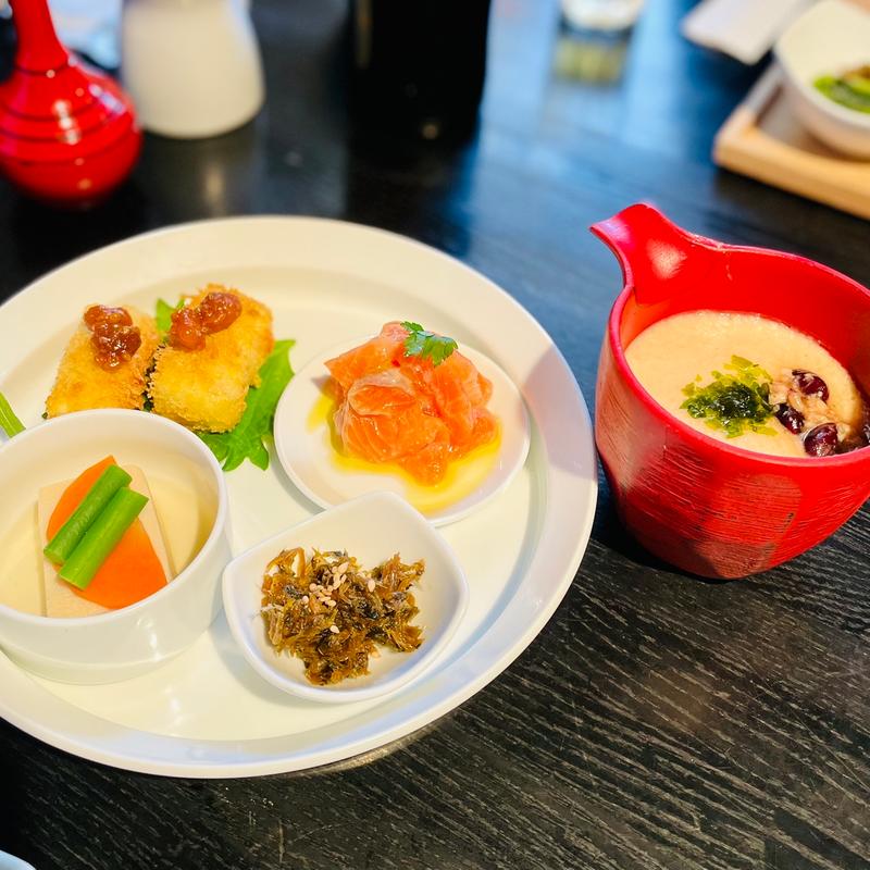 酢重特製とろろとお菜の盛り合わせ(レストラン酢重正之 )