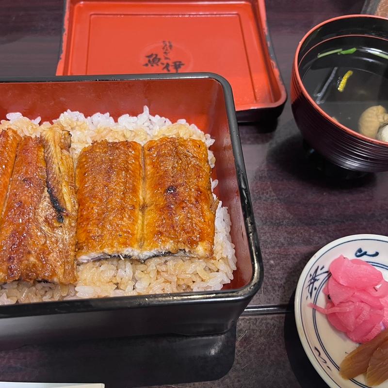 鰻重上(炭焼きうなぎの魚伊 本店)