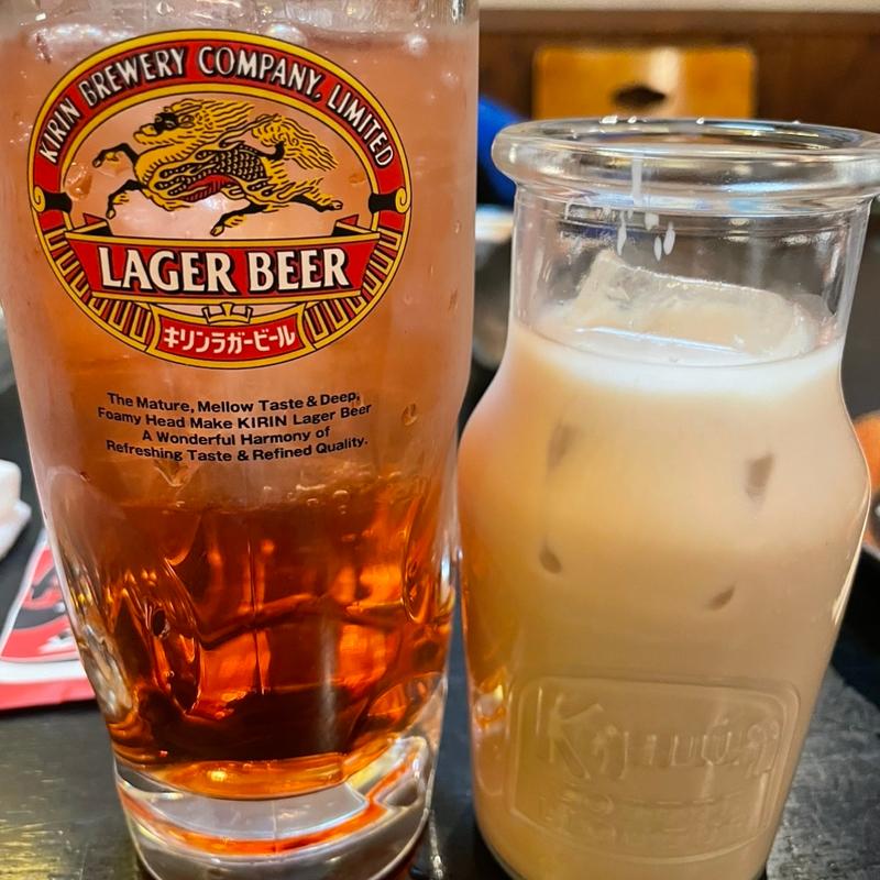 ビワミンサワー・カルーアミルク(串ひろ )