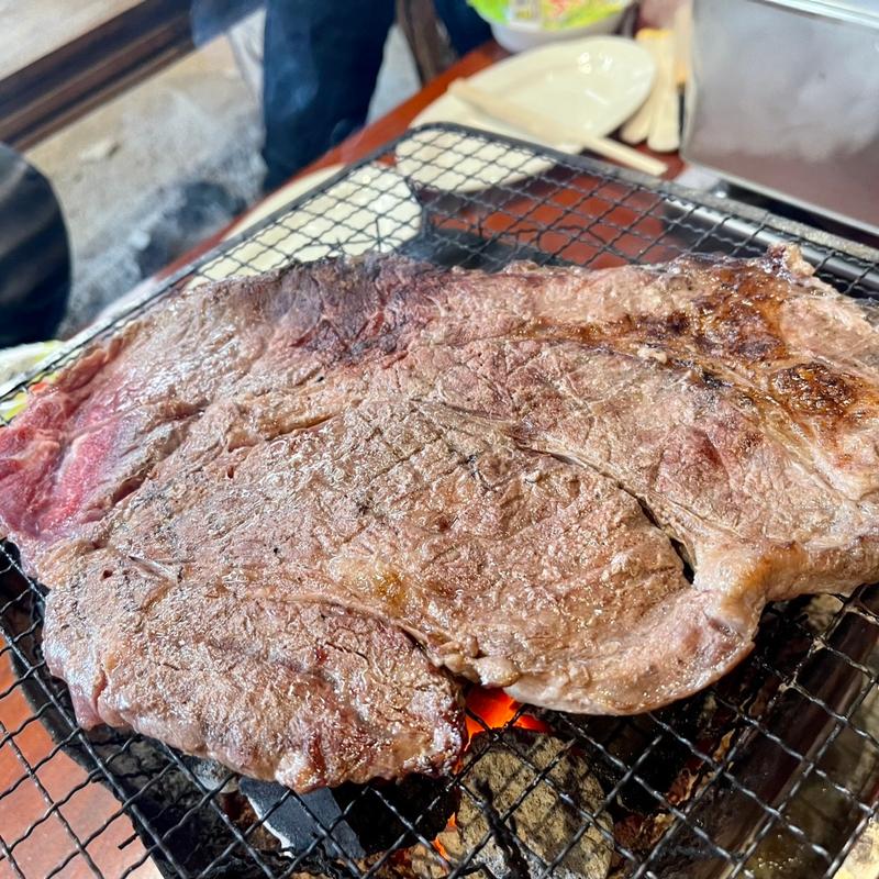 1ポンドステーキ(牡蠣小屋58 バーベキュー小屋 (Oyster shack "KOYA"))