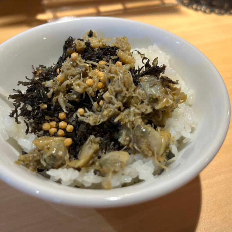 〆の貝ご飯(ラーメンすりぃ)