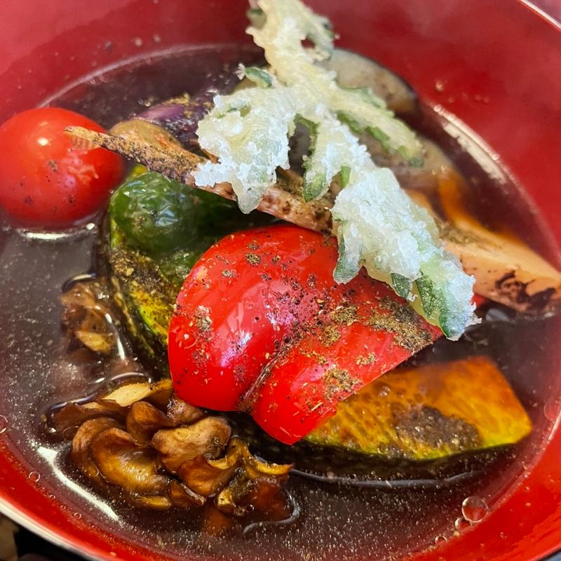 野菜つけ汁そば(はな花 （【旧店名】 わらじ）)