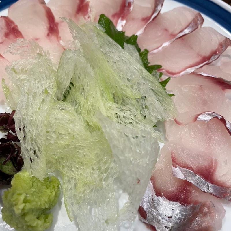 ほうぼうの薄造り(鈴亭 （リンテイ）)