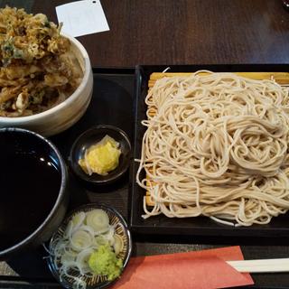 かき揚げ丼定食(禅味 寿 日本蕎麦)