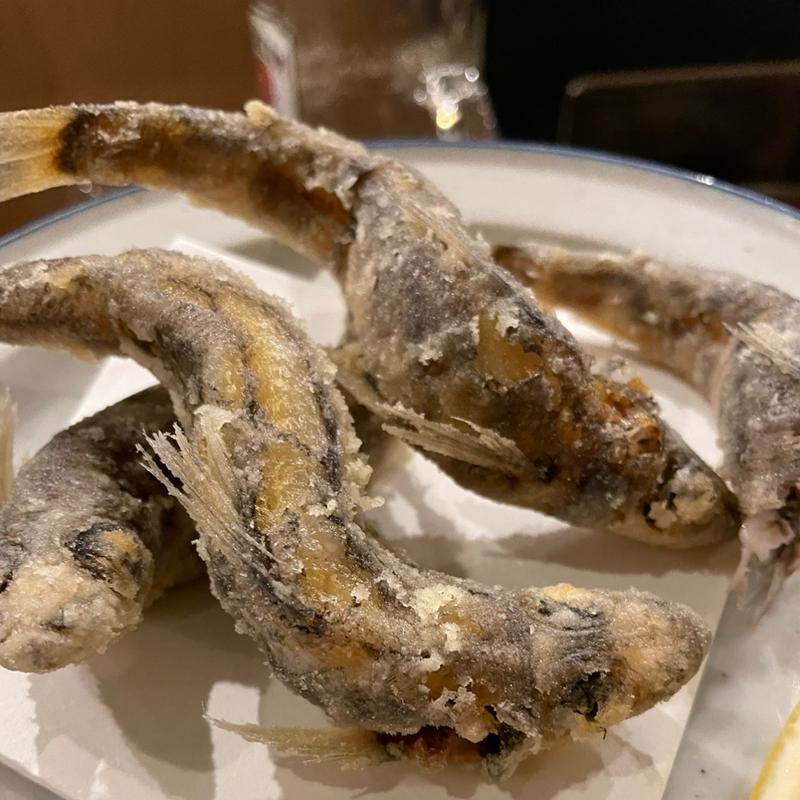 メヒカリの唐揚げ(サケトメシ 百春)