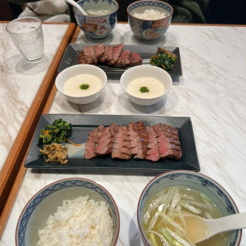 芯たん定食(伊達の牛たん本舗 仙台新幹線上りホーム店)