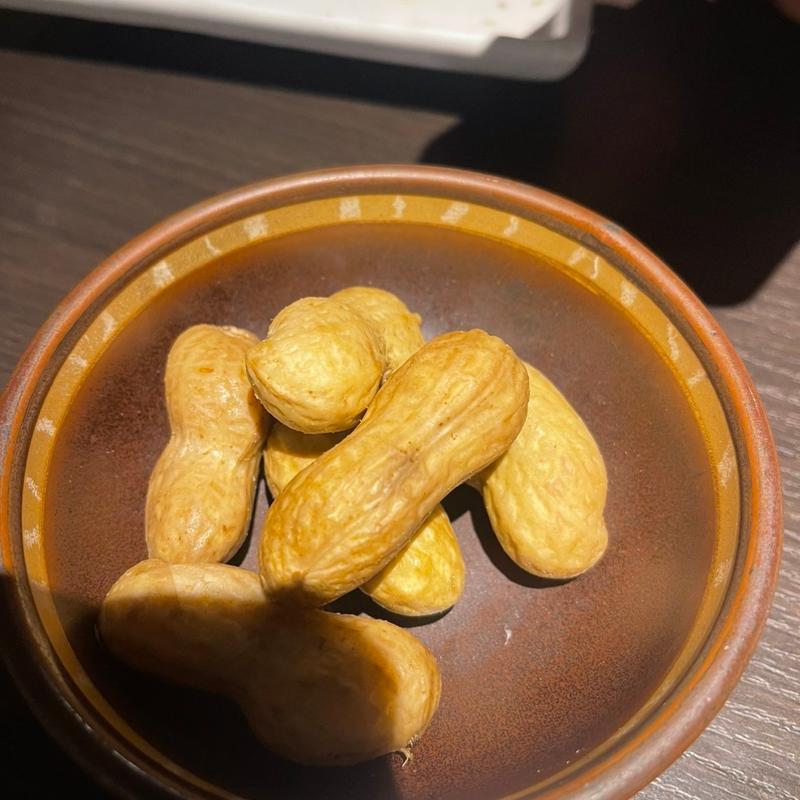 茹で落花生(居酒屋 竹乃屋 祇園店)