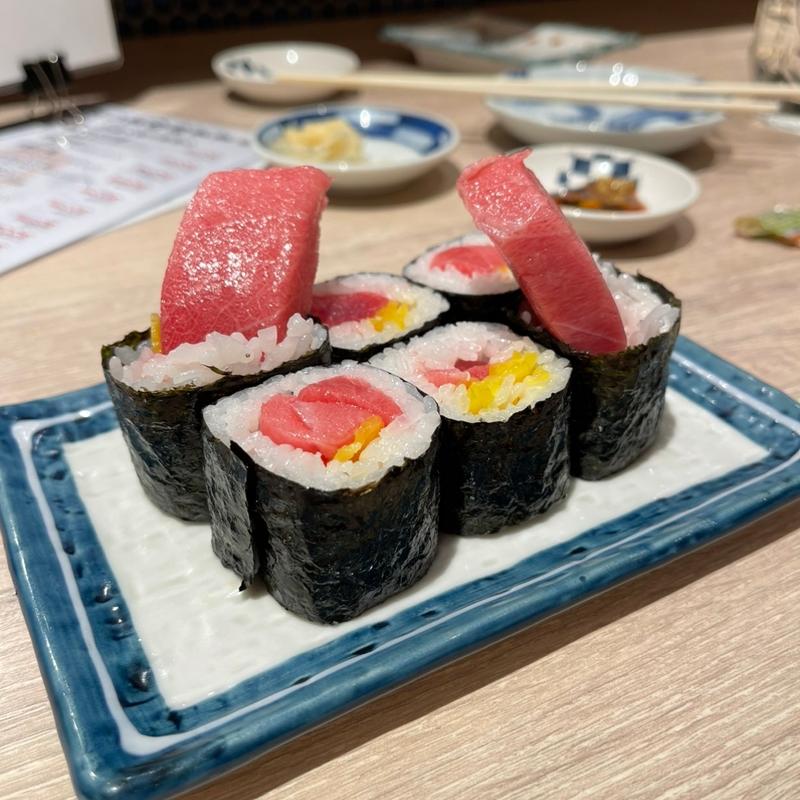 とろたく巻き(すし酒場さしす なんばウォーク店)