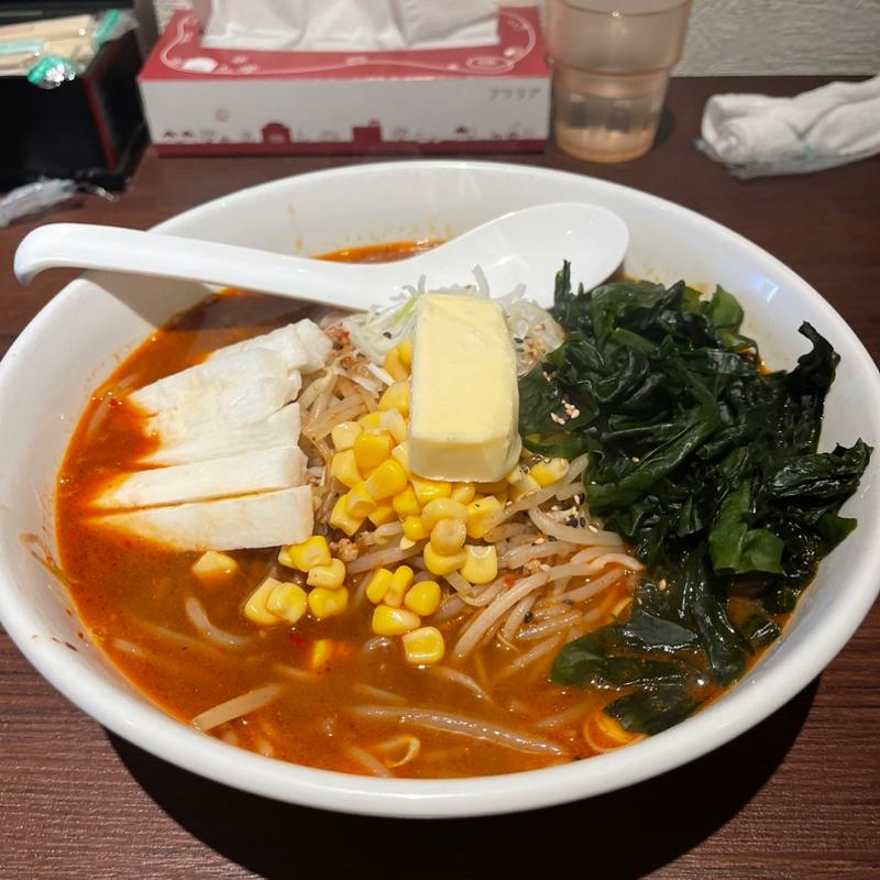 味噌ラーメン(元祖辛味噌らーめん 風っ子大将)