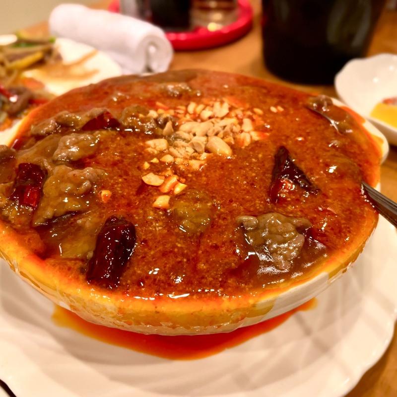 牛肉の四川風煮込み(中国食府 双龍居 池田町本店)