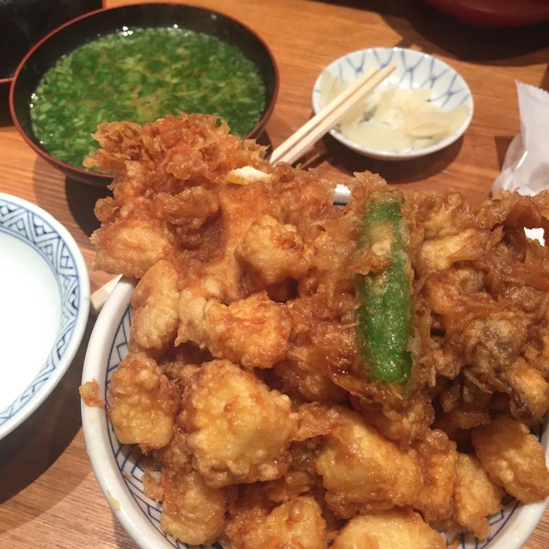 天ばら丼上味噌腕セット(天丼 金子屋 赤坂店 )