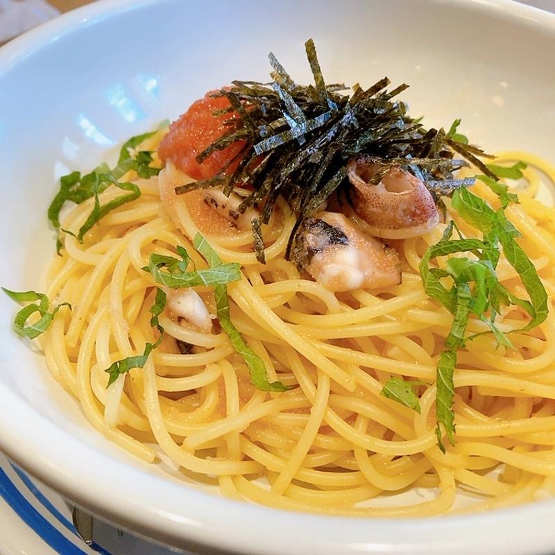 明太子とヤリイカ(ジョリーパスタ 皆実町店)