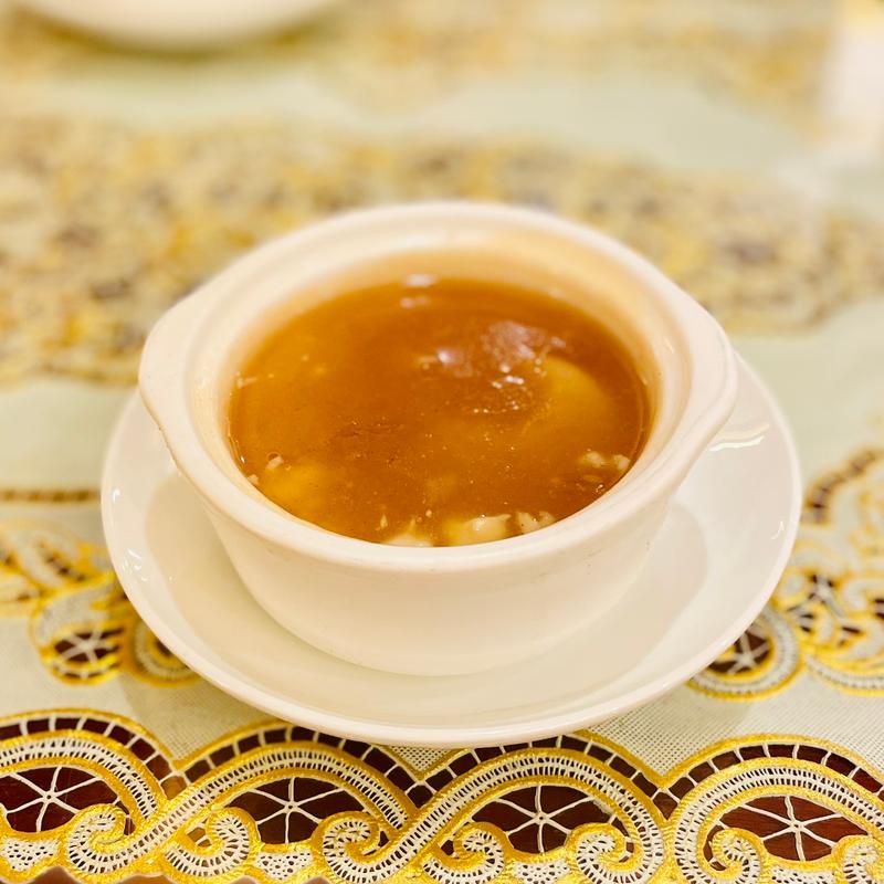 プラチナプレミアムプラン(フカヒレ姿入り茶碗蒸し)(状元樓　中華街大通り本店)