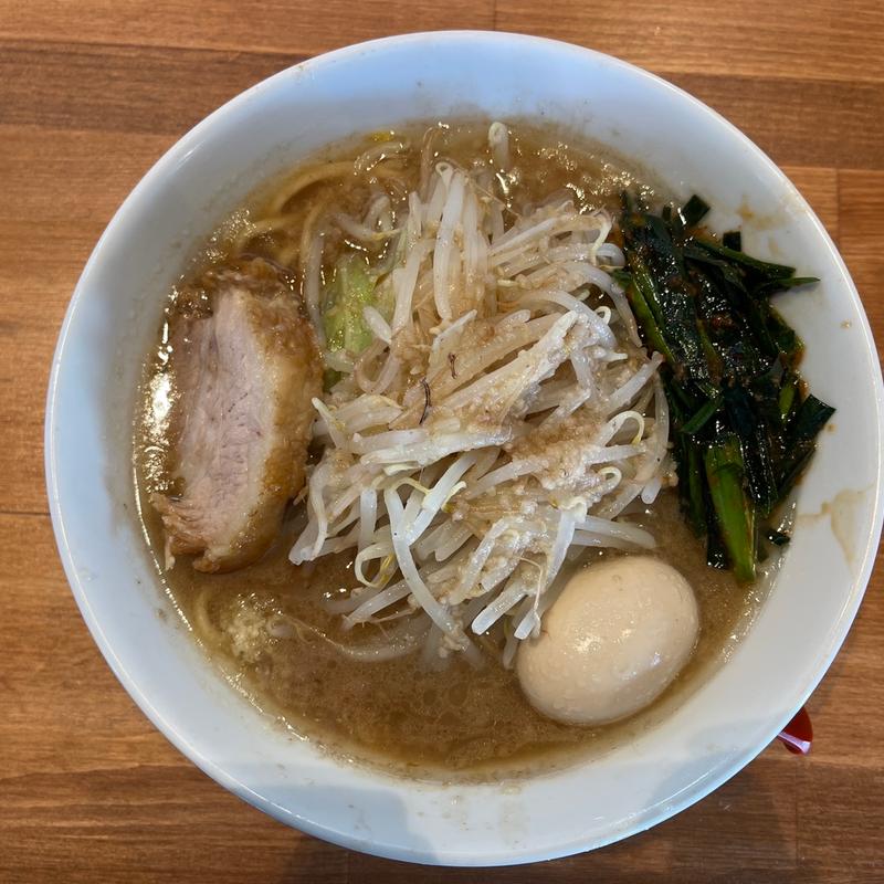 味玉ラーメン(濃厚太麺 ありが豚 奈良橿原の二郎ラーメン)