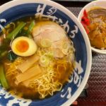 味玉ラーメン&ミニカレーセット(麒麟亭 （よみうりランド丘の湯施設内） )