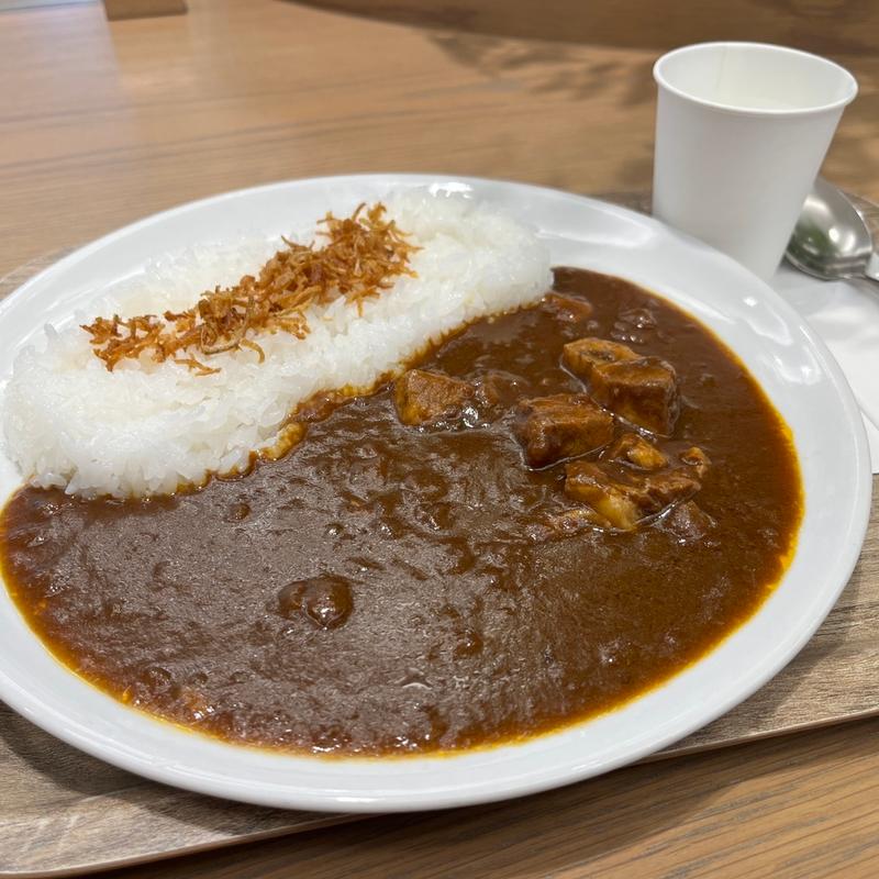 アンデルセンファームの林檎とビーフのカレー(アンデルセンカフェ ひろぎんホールディングス本社ビル店)