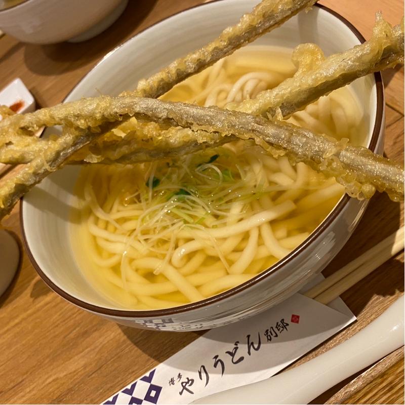 三本槍うどん(博多やりうどん 別邸)