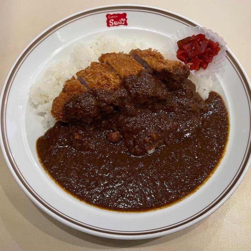 元祖カツカレーセット(銀座スイス 本店)