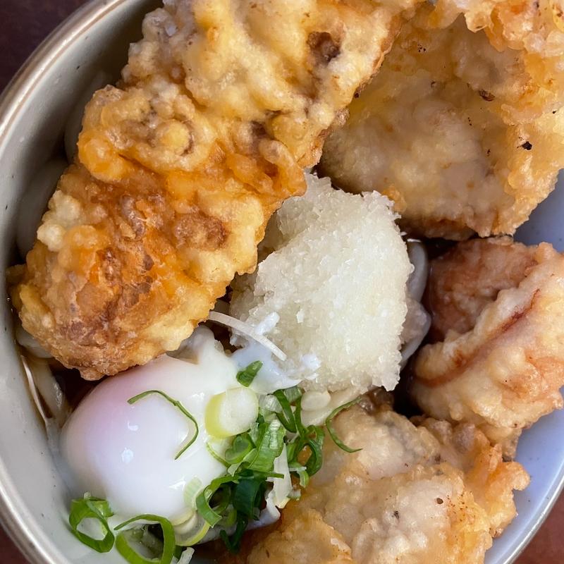 鶏玉おろし(讃岐うどん 直白)