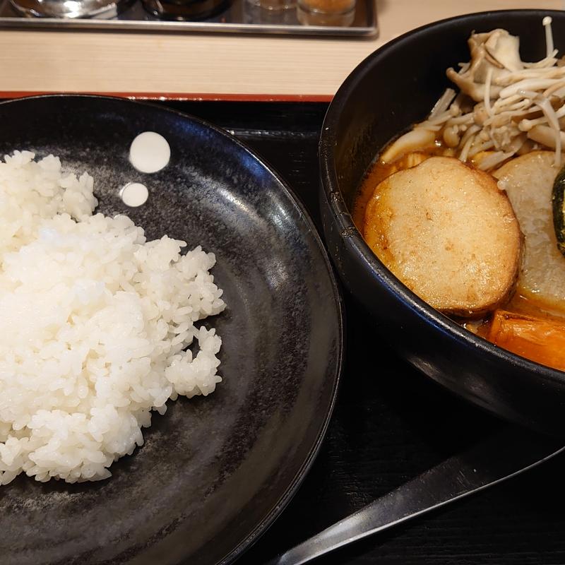 木の子たっぷりスープカレー(あぶり清水　水道橋店)