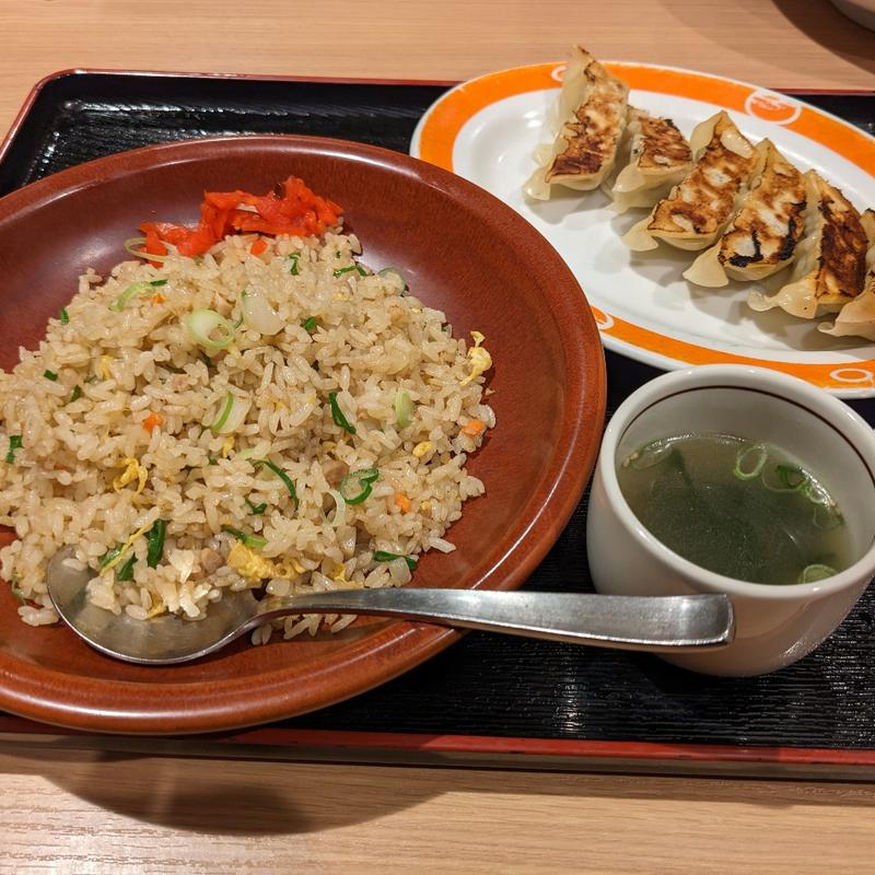 チャーハン餃子セット(長崎ちゃんめん 山口周南周陽店 )