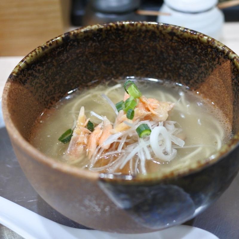 鮭清湯ミニ(ラーメン専科 竹末食堂)