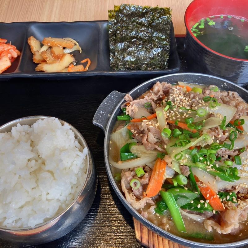 プルコギ定食(ゴチュ)